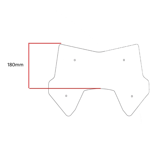 PowerBronze Adventure Sport dark tint screen KTM Adventure 1050 2015-2018