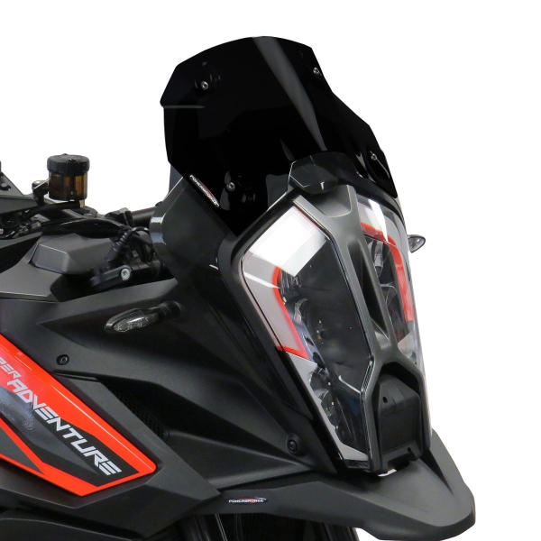 PowerBronze Adventure Sport solid black screen KTM SuperAdventure 1290R 2023-2024