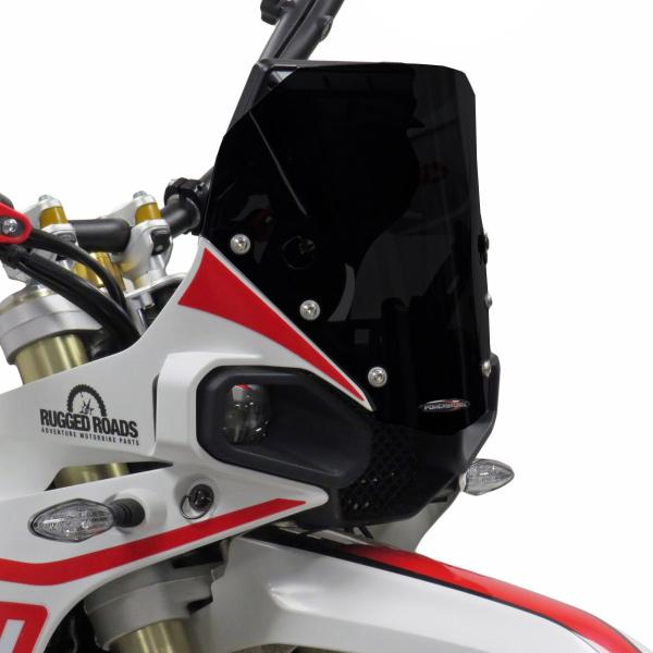 PowerBronze Adventure Sport solid black Kove 450 Rally 2023-2025