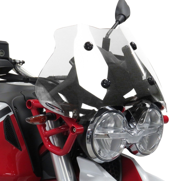 PowerBronze Adventure Sport clear screen Moto Guzzi V85TT/Travel 2019-2023
