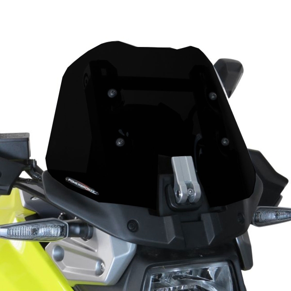 PowerBronze Adventure Sport solid black screen Suzuki Vstrom 1050/XT/SE 2020-2024