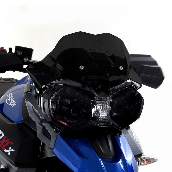PowerBronze Adventure Sport solid black screen Triumph Tiger 800 XRX 2015-2017