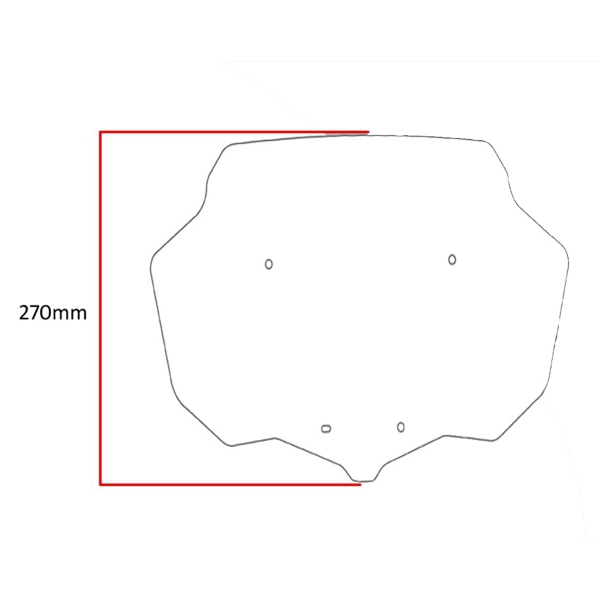 PowerBronze Adventure Sport light tint screen Triumph Tiger Explorer 1200 2012-2015