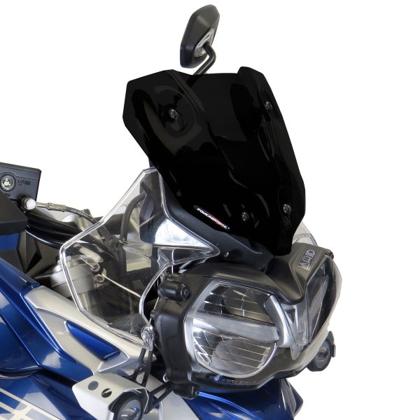 PowerBronze Adventure Sport solid black screen Triumph Tiger 800 XRT 2018-2020