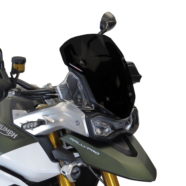 PowerBronze Adventure Sport solid black screen Triumph Tiger 850 Sport 2021-2024