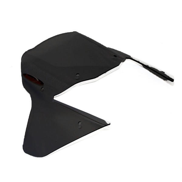 PowerBronze Adventure Sport solid black screen Yamaha XTZ660 Tenere 2008-2016