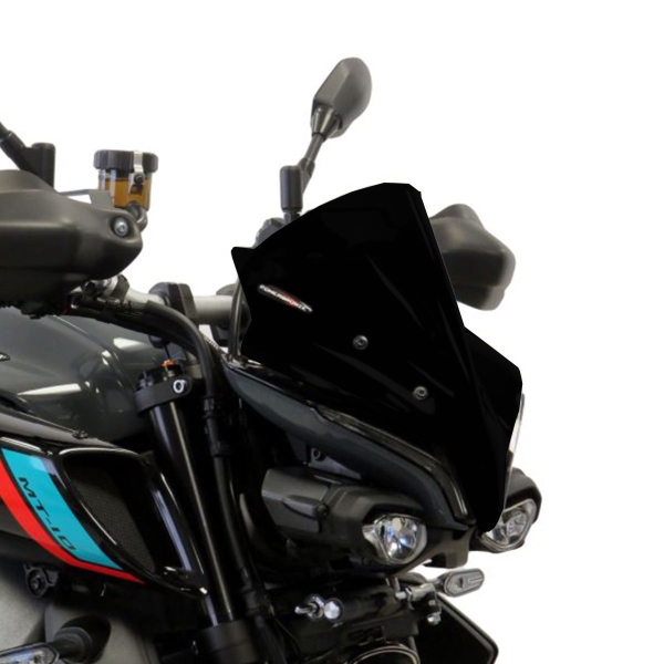 PowerBronze Adventure Sport solid black screen Yamaha MT10 2022-2024
