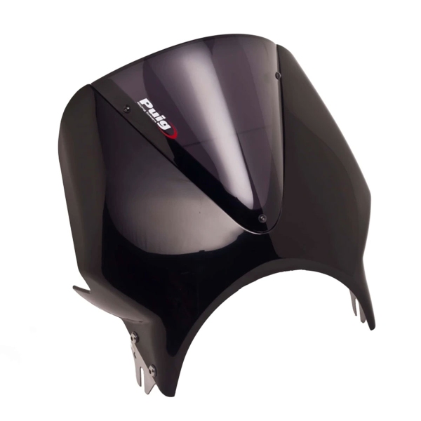 Puig Black Fairing/Dark Smoke Vision screen Triumph Bonneville T120 2016-2024