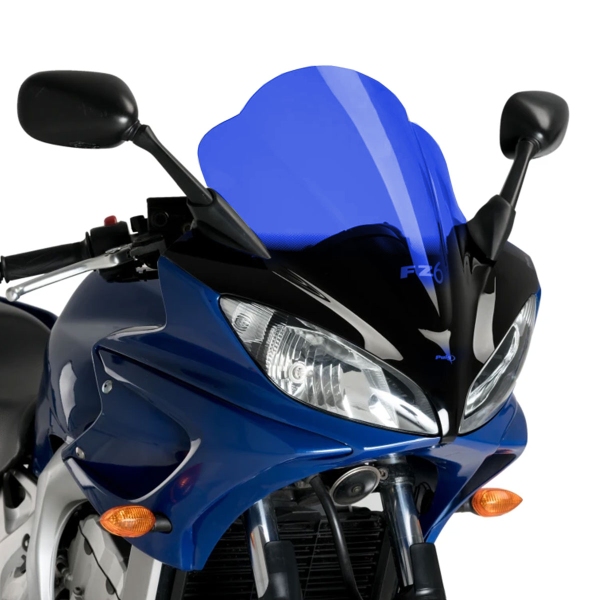 Puig Blue Racing screen Yamaha FZ6 Fazer 2004-2008