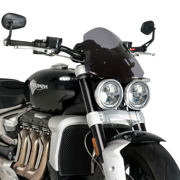 Puig Dark Smoke Touring screen Triumph Rocket 3 2020-2020