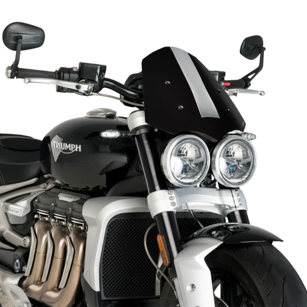 Puig Black Touring screen Triumph Rocket 3 2020-2020