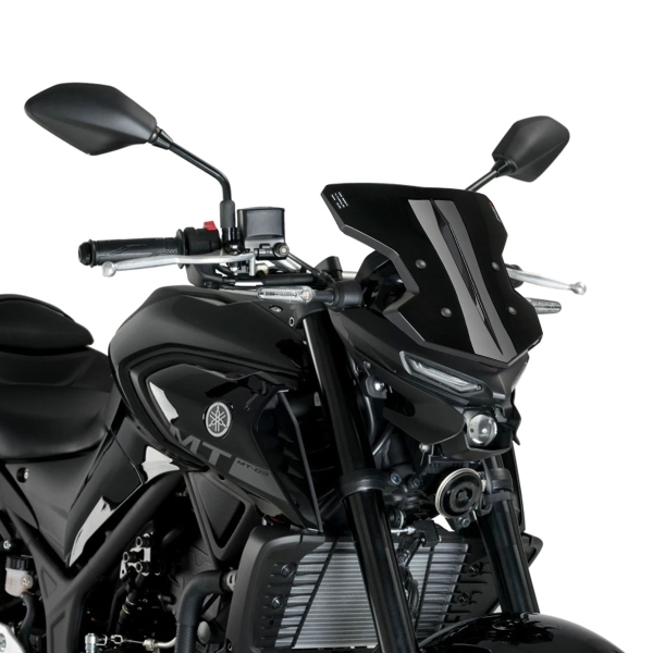 Puig Black Sport screen Yamaha MT03 2020-2025