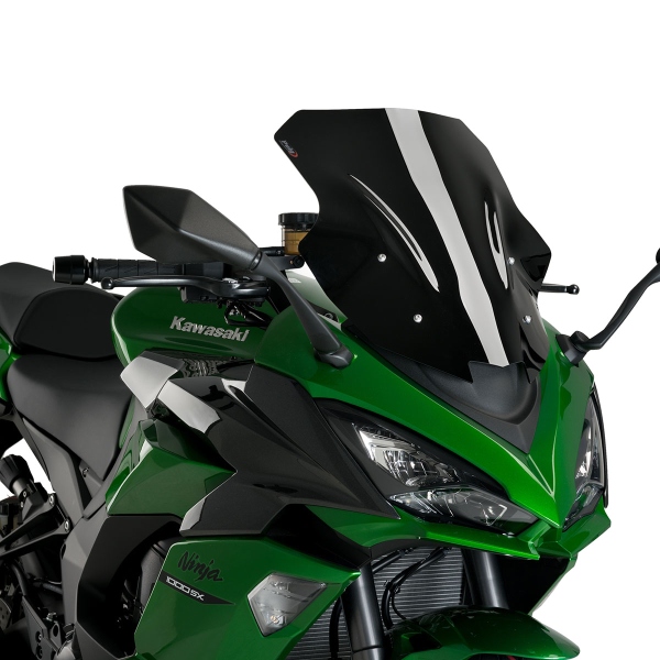 Puig Black Racing screen Kawasaki Ninja 1000 SX 2020-2024
