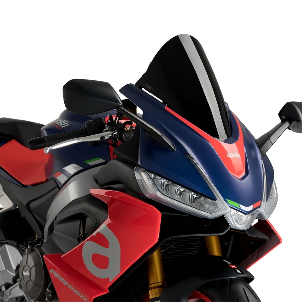 Puig Black R-Racer screen Aprilia RS660 2021-2025