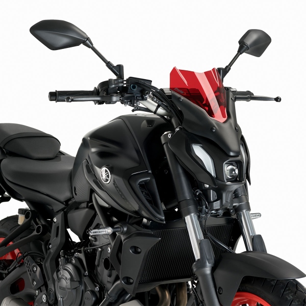 Cupolino Puig alto Sport rosso Yamaha MT07 2021-2024