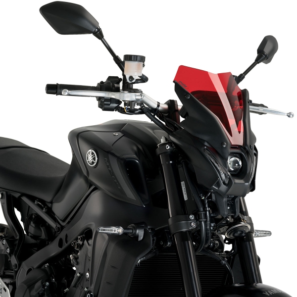 Cupolino Puig Sport rosso Yamaha MT09 2021-2023