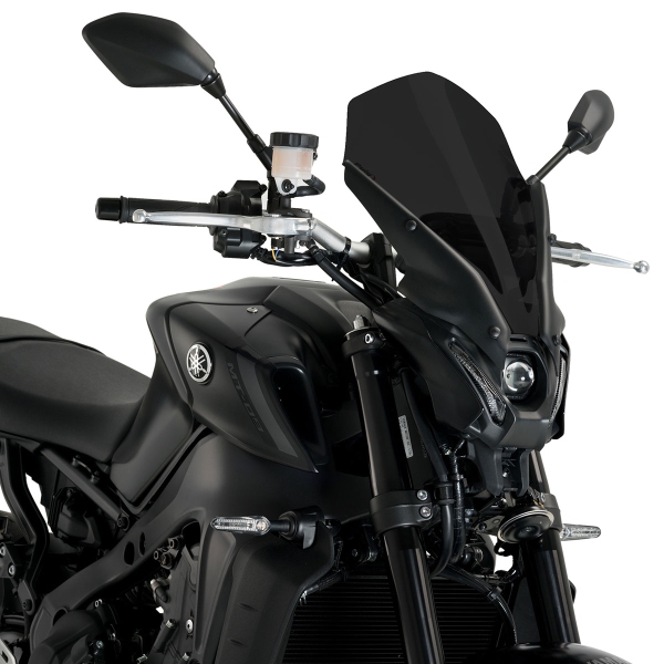 Puig Dark Smoke Touring screen Yamaha MT09 2021-2023