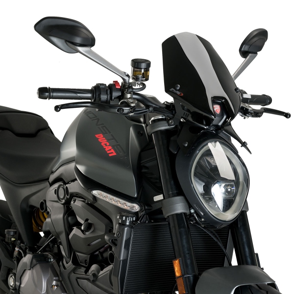 Puig Black Sport screen Ducati Monster 937 2021-2025