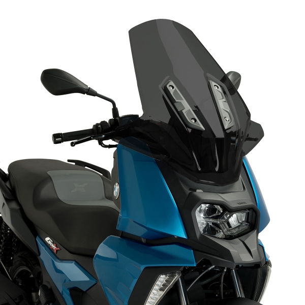Puig Dark Smoke Touring screen BMW C400X 2019-2025