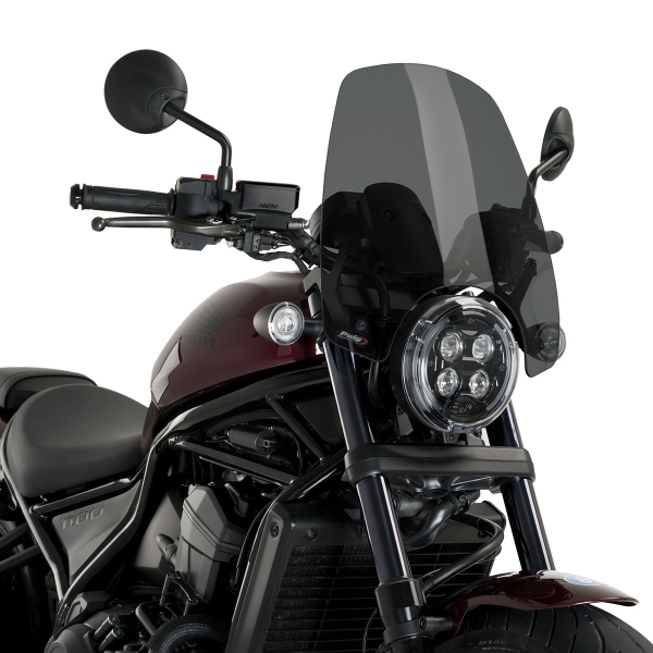 Puig Dark Smoke Touring screen Honda CMX1100 Rebel 2021-2025