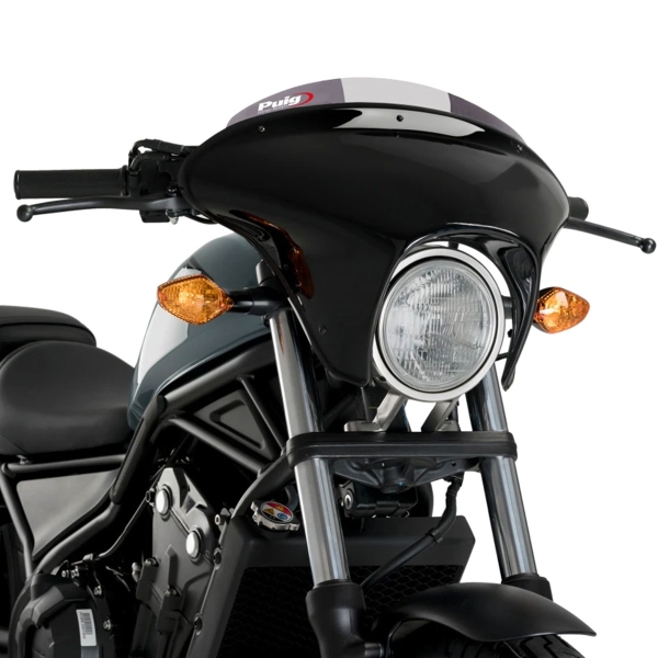 Cupolino Puig Batwing SML Sport Nero/fume chiaro Honda CMX500 Rebel 2017-2019