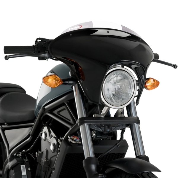 Cupolino Puig Batwing SML Sport Nero/Trasparente Honda CMX500 Rebel 2017-2019