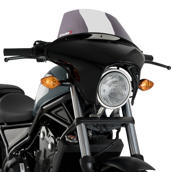 Cupolino Puig Batwing SML Touring Nero/fume chiaro Honda CMX500 Rebel 2017-2019