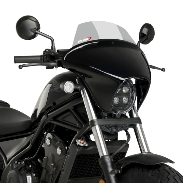 Cupolino Puig Batwing SML Touring Nero/fume chiaro Honda CMX500 Rebel 2020-2025