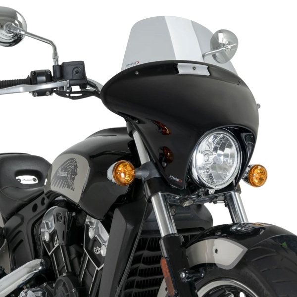 Cupolino Puig Batwing SML Touring fume chiaro Indian Scout 2015-2025