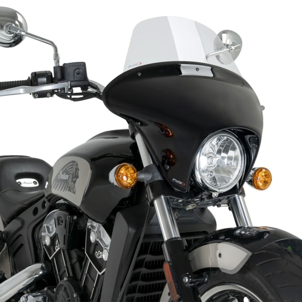 Cupolino Puig Batwing SML Touring Trasparente Indian Scout 2015-2025
