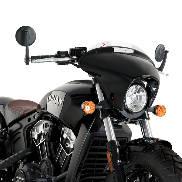 Cupolino Puig Batwing SML Sport Trasparente Indian Scout Bobber 2018-2025