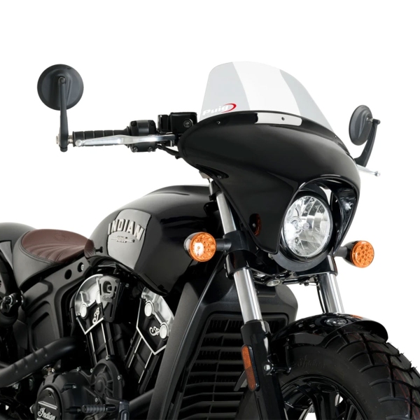 Cupolino Puig Batwing SML Touring Trasparente Indian Scout Bobber 2018-2025