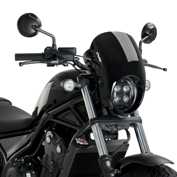Puig Black Anarchy screen Honda CMX500 Rebel 2020-2025