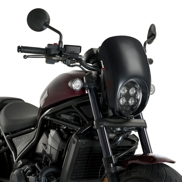 Cupolino Puig Anarchy Nero Opaco Honda CMX1100 Rebel 2021-2025