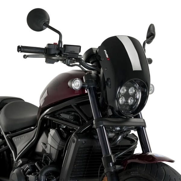 Cupolino Puig Anarchy Nero Honda CMX1100 Rebel 2021-2025