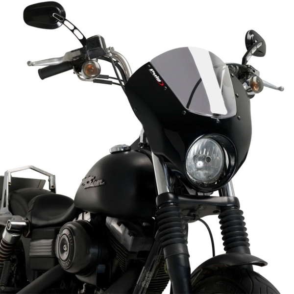 Cupolino Puig Dark Night fume chiaro Harley Davidson Dyna Street Bob (FXDB) 2007-2017