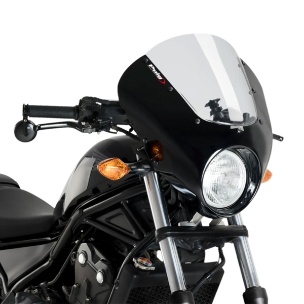 Cupolino Puig Dark Night Nero Opaco/fume chiaro Honda CMX500 Rebel 2017-2019
