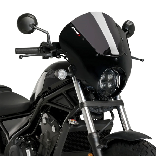 Cupolino Puig Dark Night Nero Opaco/fume scuro Honda CMX500 Rebel 2020-2025