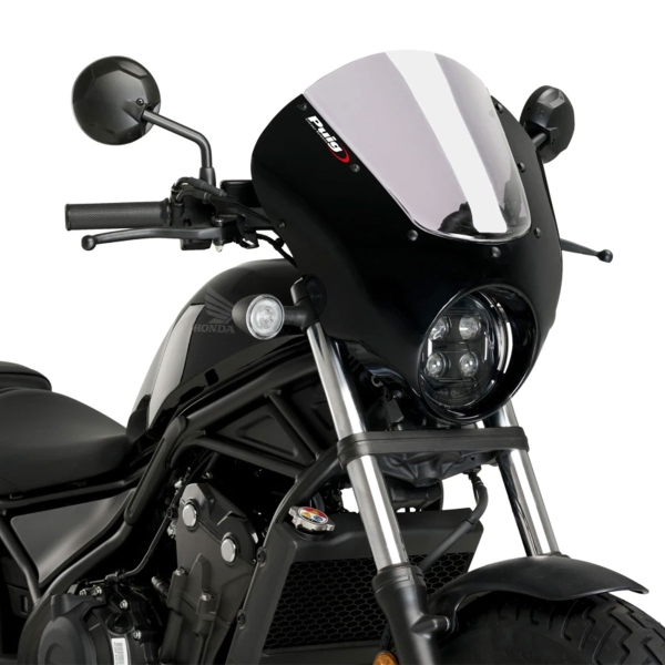 Cupolino Puig Dark Night Nero Opaco/fume chiaro Honda CMX500 Rebel 2020-2025