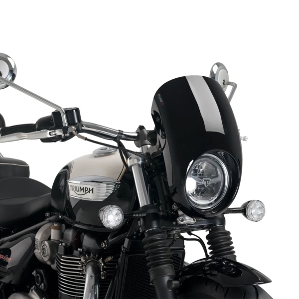 Puig Black Anarchy screen Triumph Bonneville Speedmaster 2018-2025