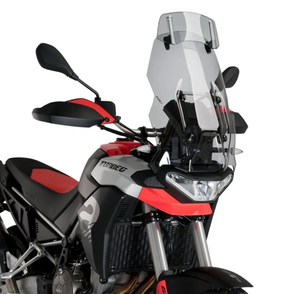 Cupolino Puig Touring con visiera fume chiaro Aprilia Tuareg 660 2022-2025