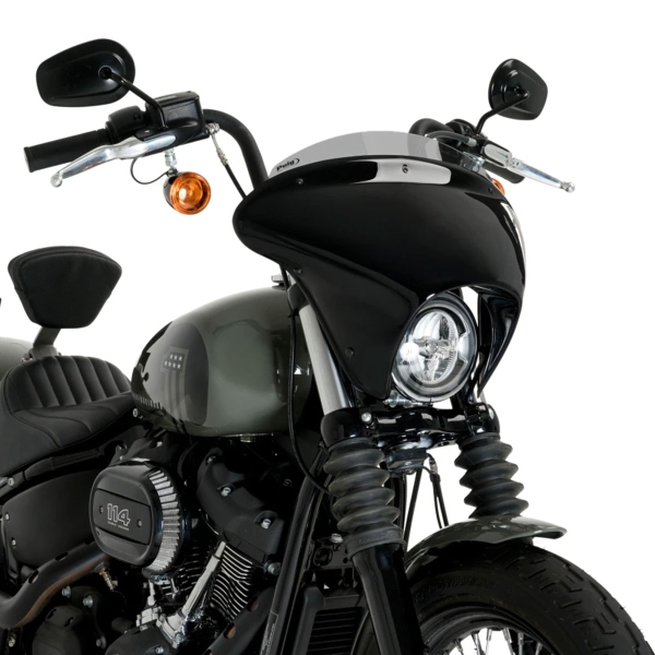 Cupolino Puig Batwing SML Sport fume chiaro Harley Davidson Softail Street Bob (FXBB) 2021-2025