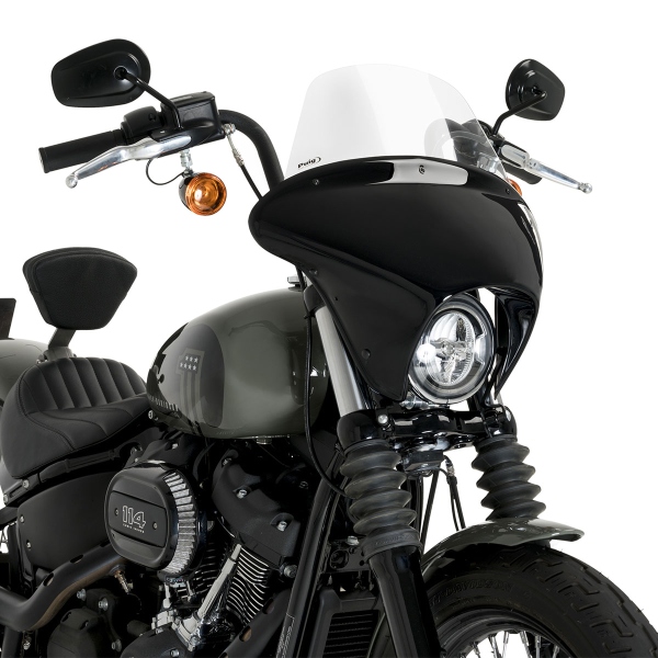 Cupolino Puig Batwing SML Touring Trasparente Harley Davidson Softail Street Bob (FXBB) 2021-2025