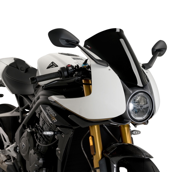 Puig Black R-Racer screen Triumph Speed Triple 1200RR 2022-2025