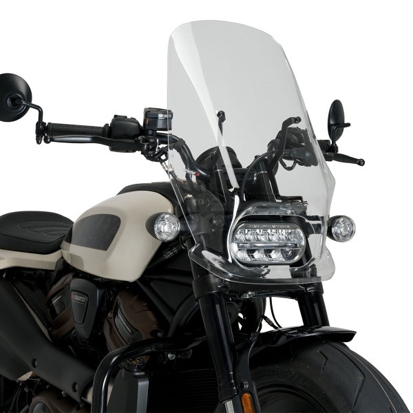Puig Clear Touring screen Harley Davidson Sportster S (RH1250S) 2021-2025