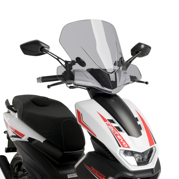 Cupolino Puig City Touring fume chiaro Keeway Fact Evo 125 2022-2025