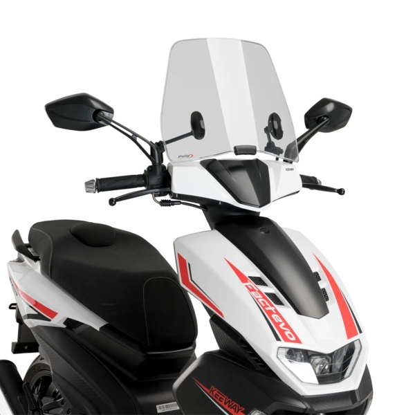 Cupolino Puig Trafic fume chiaro Keeway Fact Evo 125 2022-2025