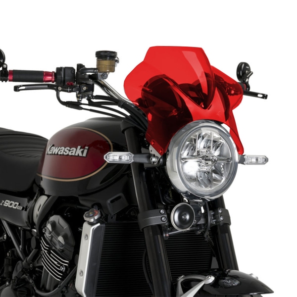 Cupolino Puig Cockpit rosso Kawasaki Z900RS 2017-2025