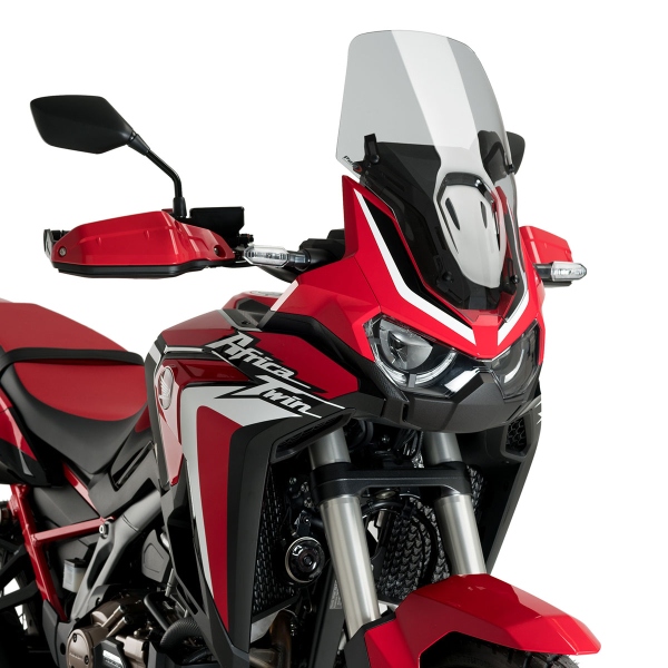 Cupolino Puig alto Touring con supporti fume chiaro Honda Africa Twin 1100 2020-2023