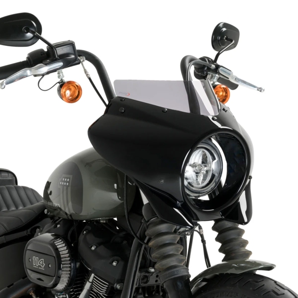 Cupolino Puig Mirage Sport Nero Opaco/fume chiaro Harley Davidson Softail Street Bob FXBB 2021-2025